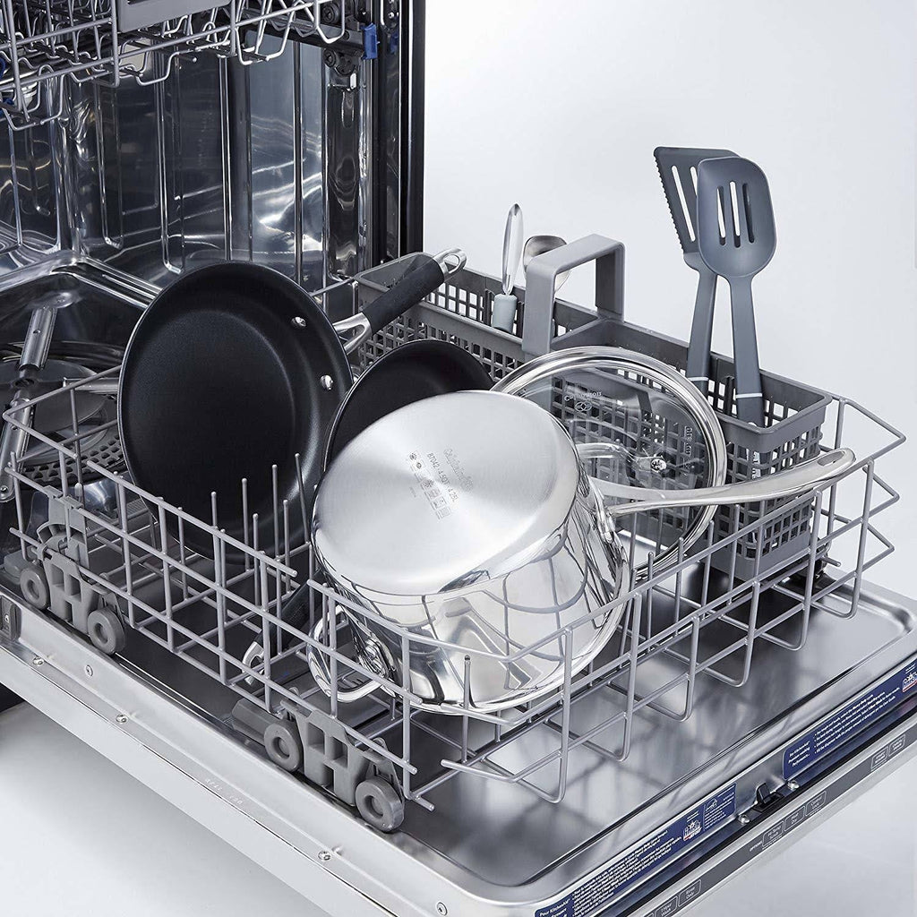 Tri-Ply Stainless Steel 4-1/2-Quart Sauce Pan with Cover T13487