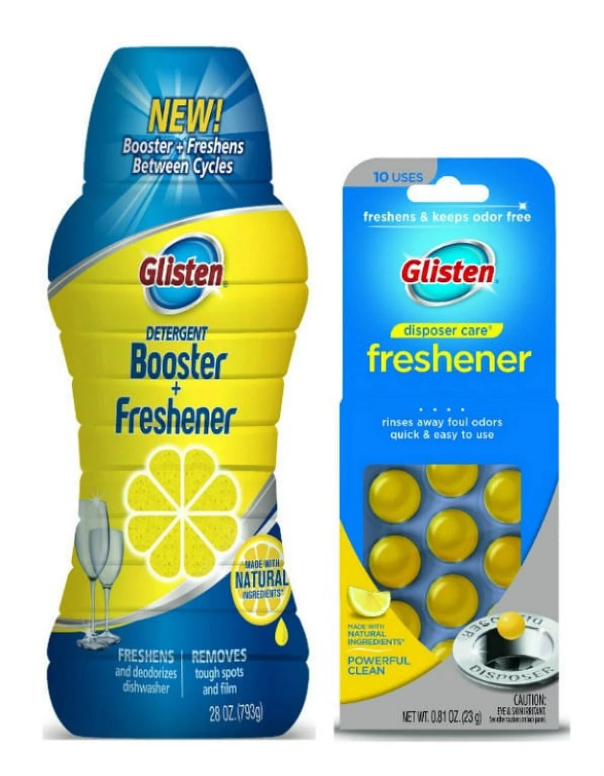 Dishwasher Detergent Booster and Garbage Disposal Freshener M58936