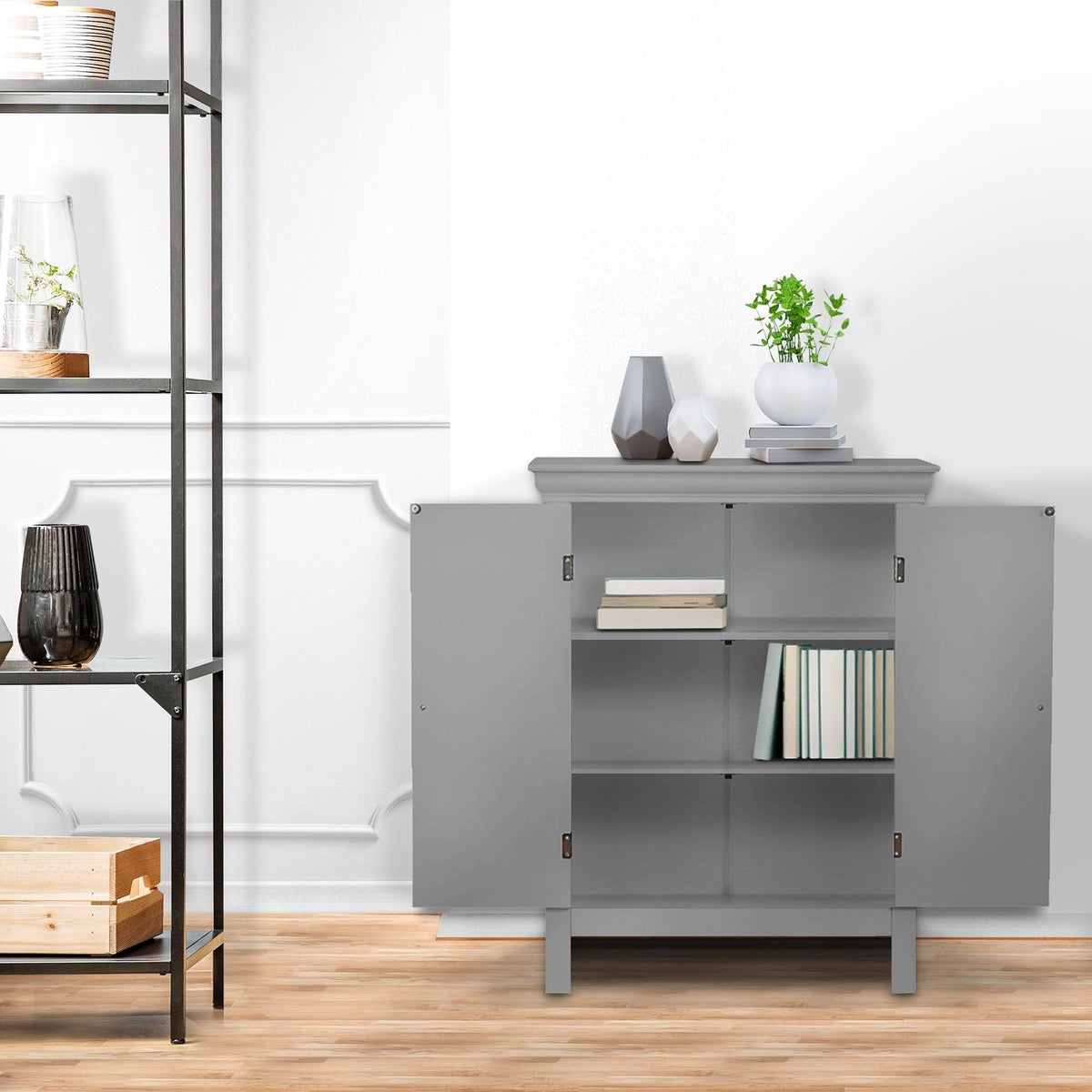 Wooden Bathroom Floor Cabinet T843