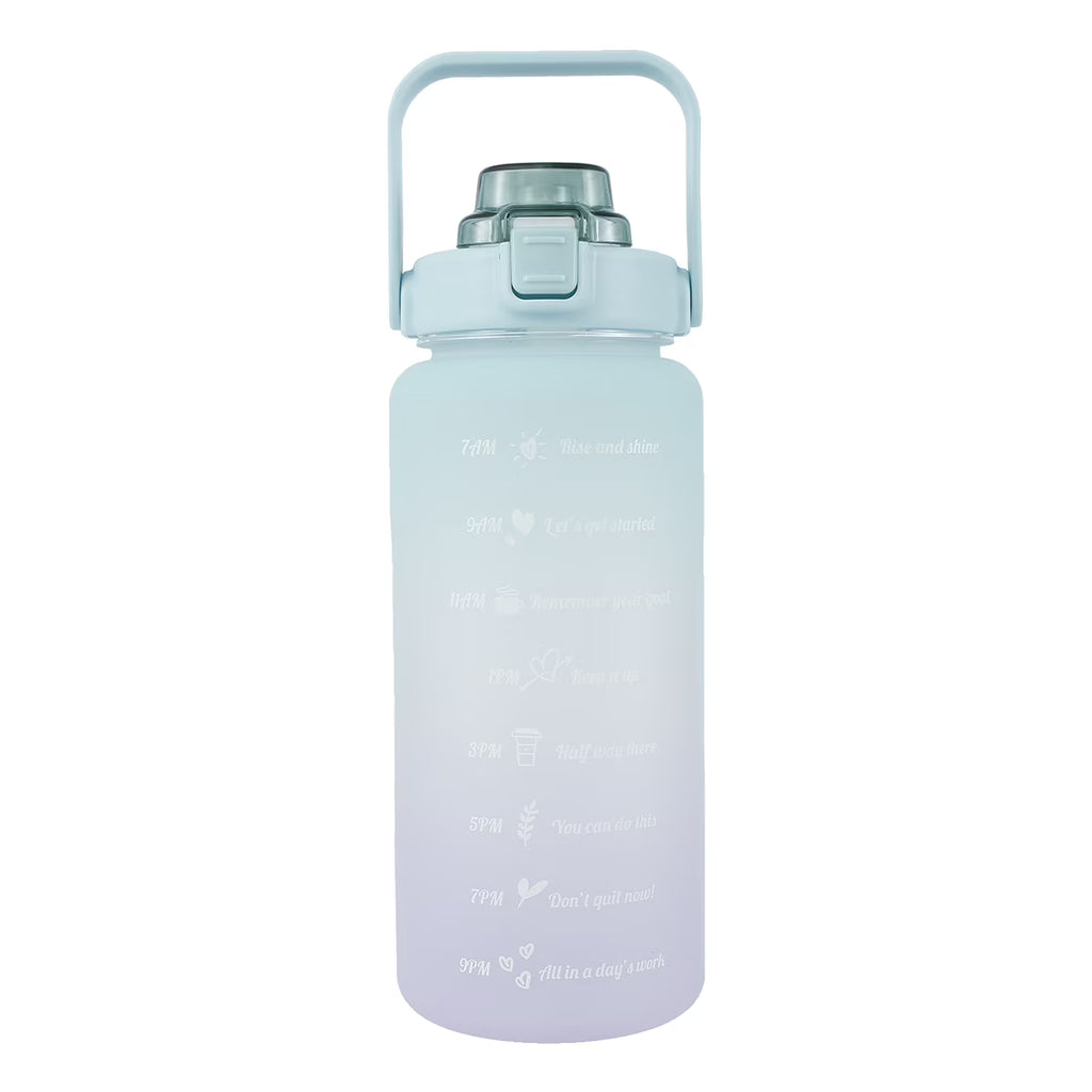 Gradient Color Water Bottle with Time Marker C38682