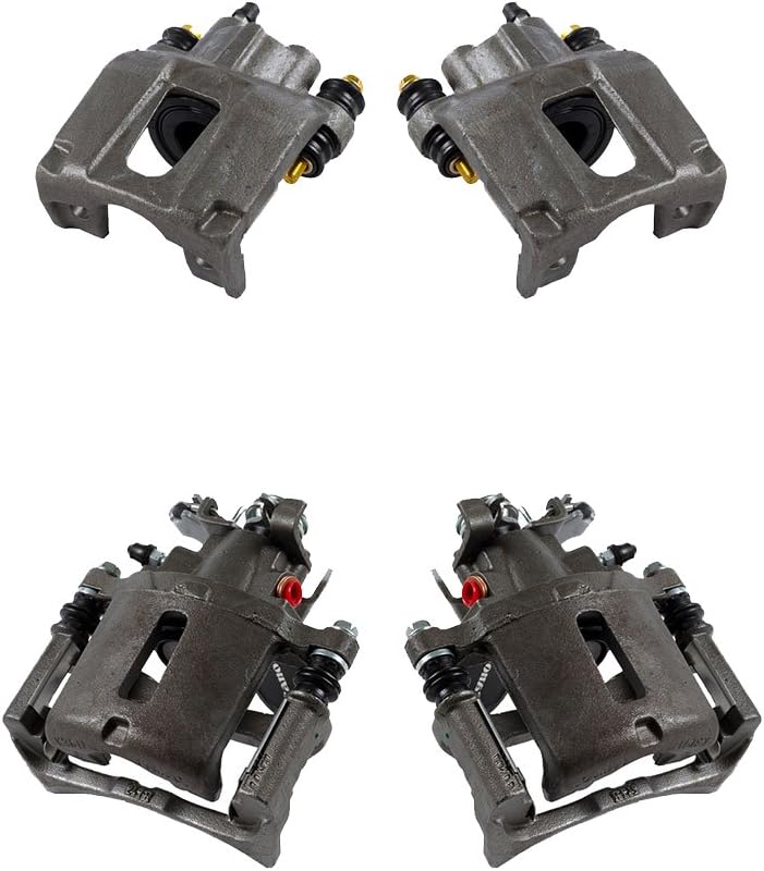 Front + Rear Semi-Loaded Caliper Assembly Set Kit I775