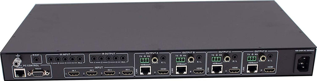 4K 4x4 HDMI Extender Matrix with 4 Receivers W44406