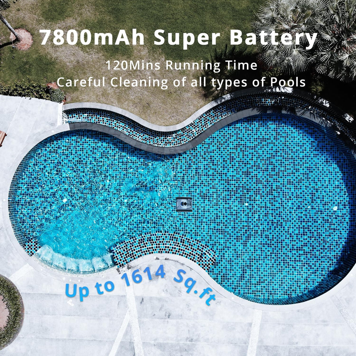 Cordless Robotic Pool Cleaner K9908