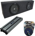 Dual 10 Sub Box Enclosure & Amp C423