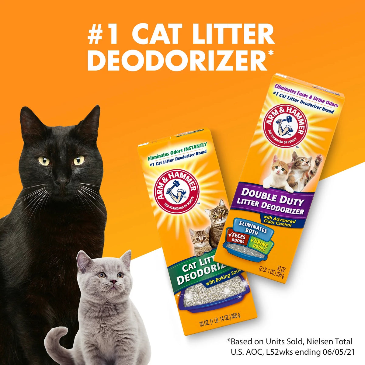 Cat Litter Deodorizer with Baking Soda, 30oz B6397