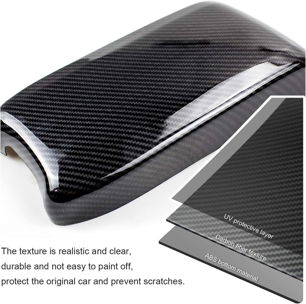 Carbon Fiber Car Armrest Cover Pack of 2 Q95228
