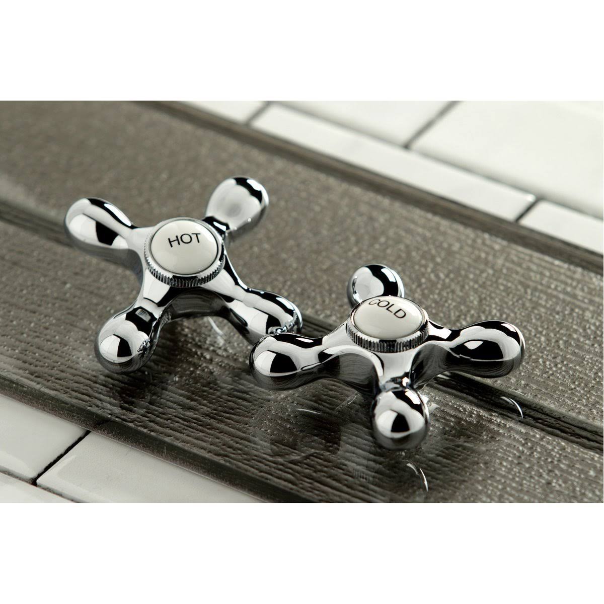 Polished Chrome Wall Mount Bathroom Faucet F8045