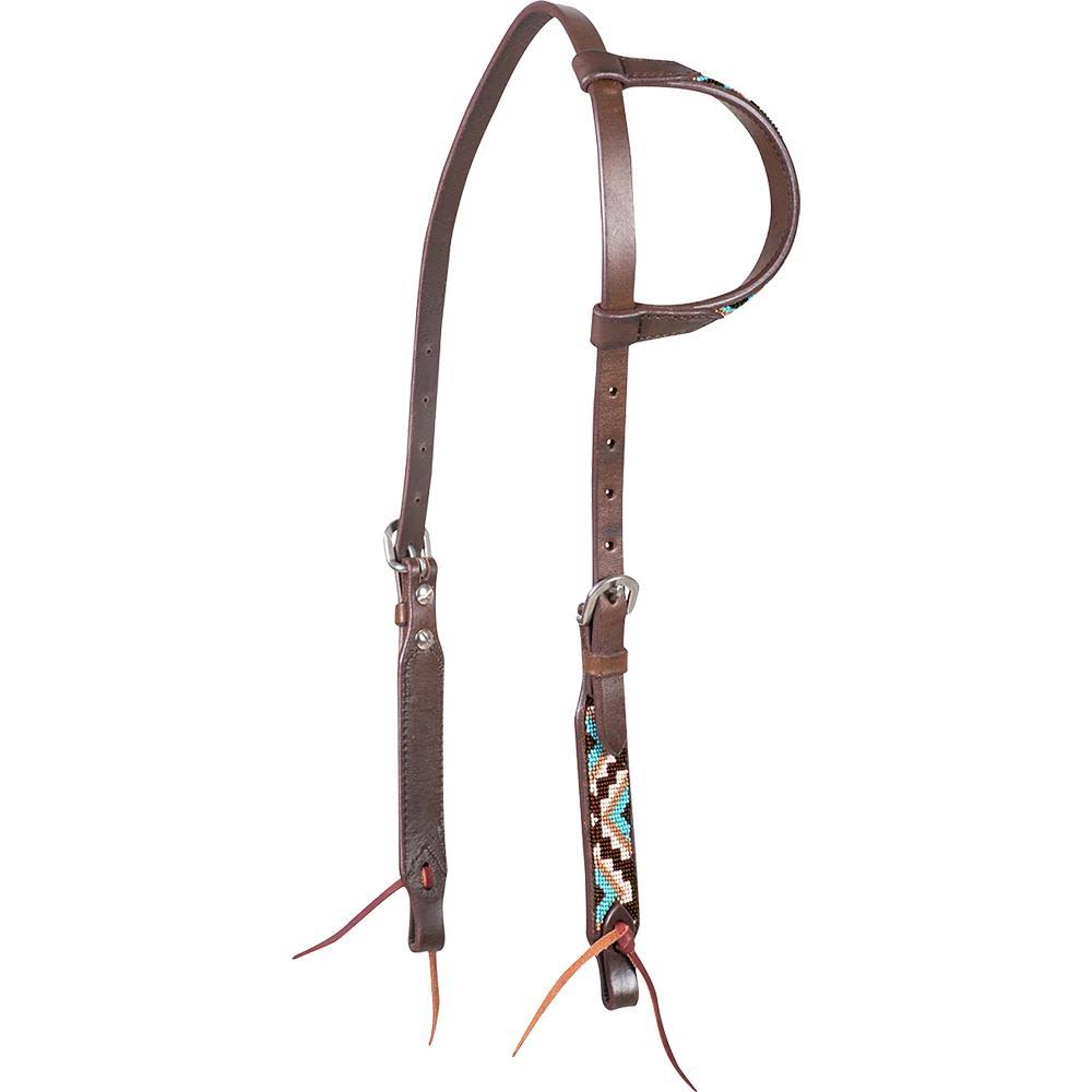 Beaded Ear Headstall M452722