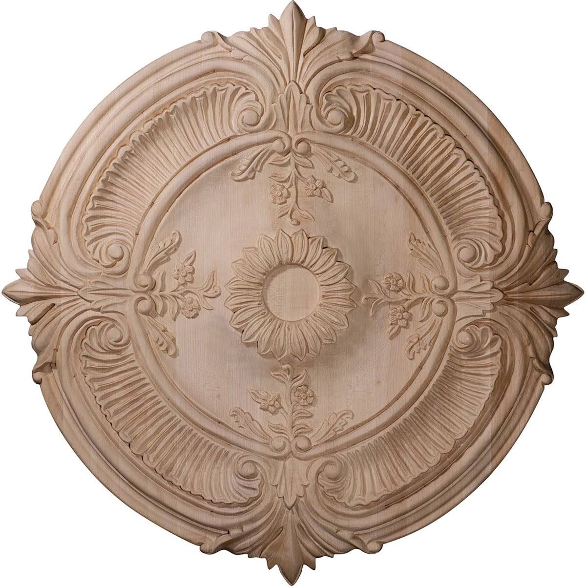 Carved Maple Ceiling Medallion R1487
