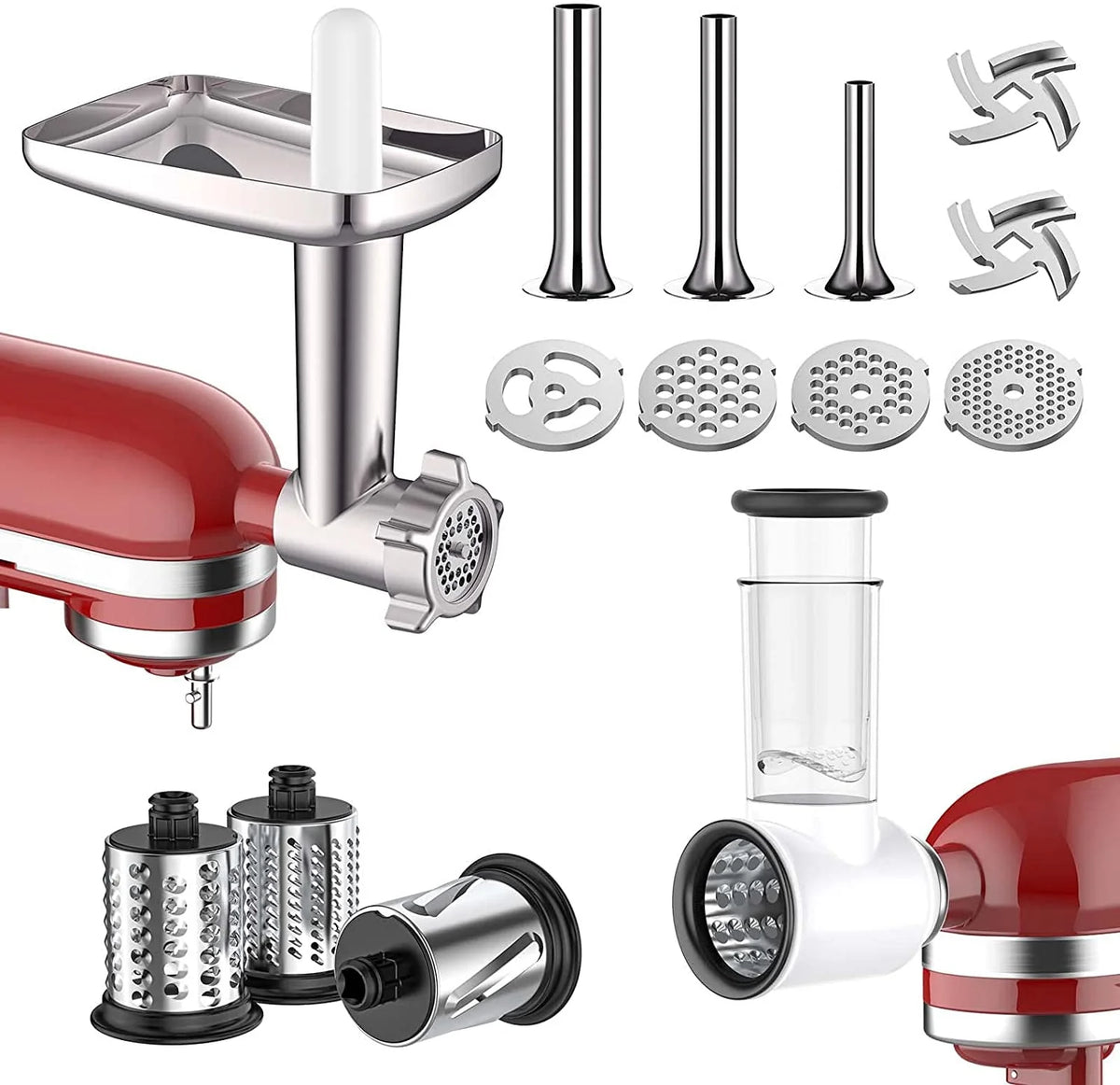 Food Grinder Attachment & Slicer Shredder Attachment Set P707989