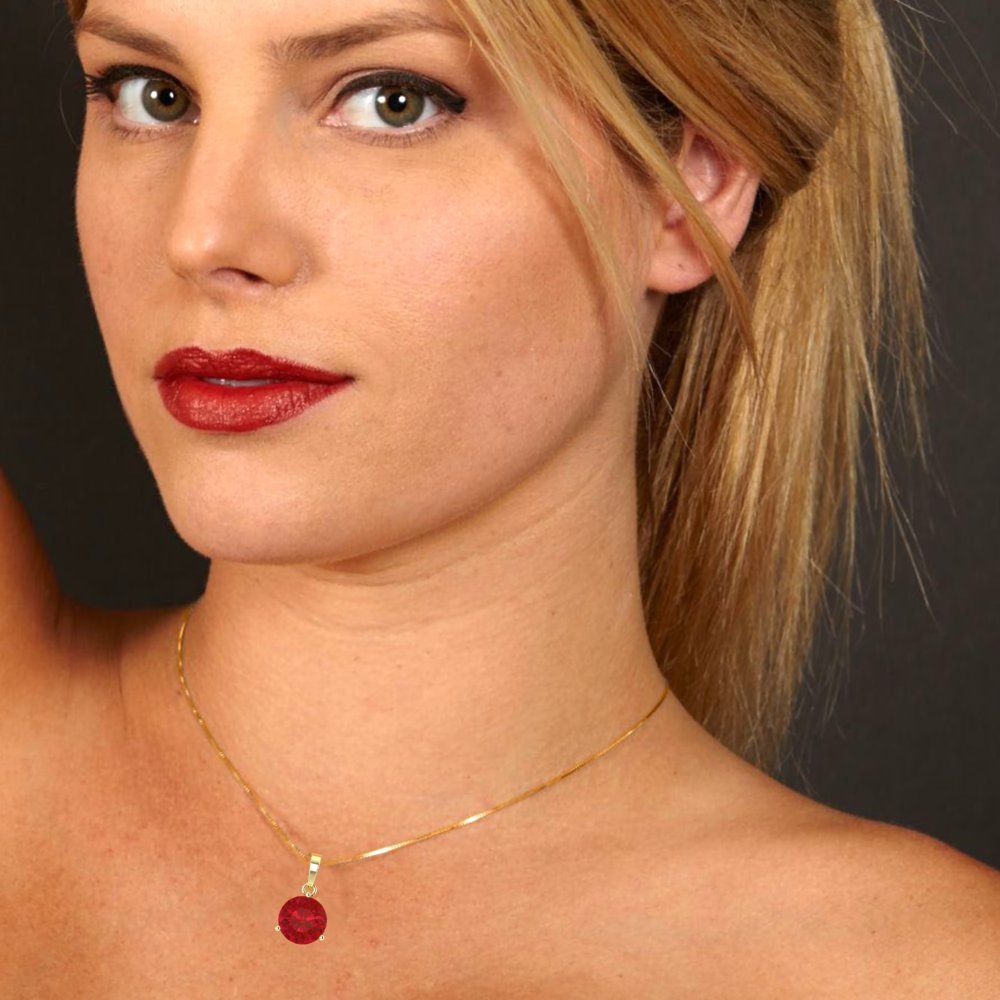14k Yellow Gold Pendant with 16" Chain N102611