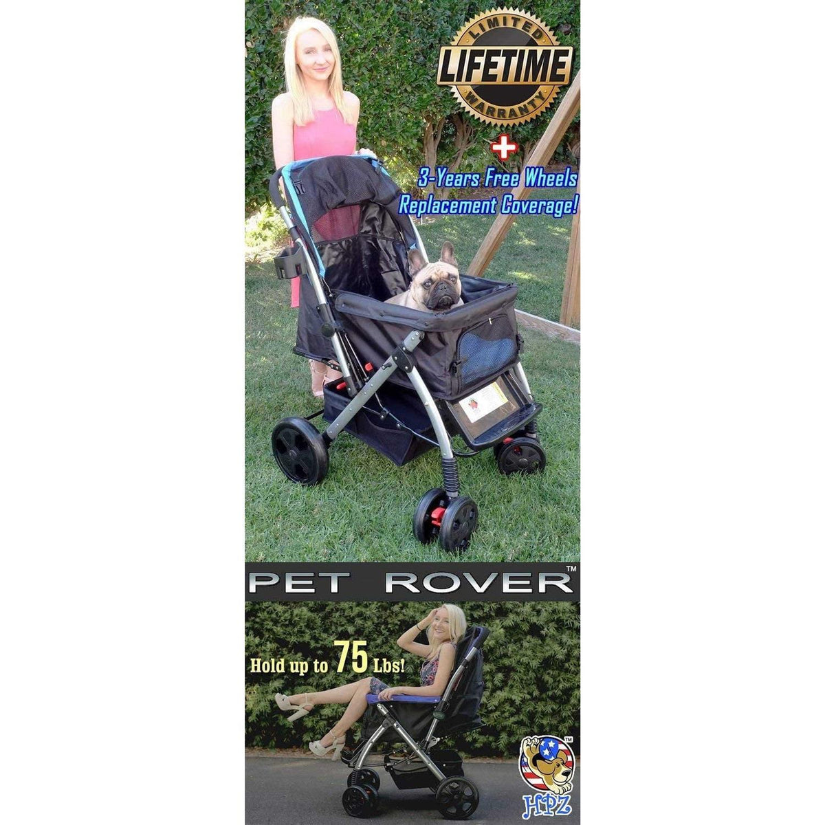Heavy Duty Pet Stroller S6023