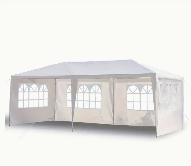 White Canopy Tent with 4 Removable Sidewalls Q706