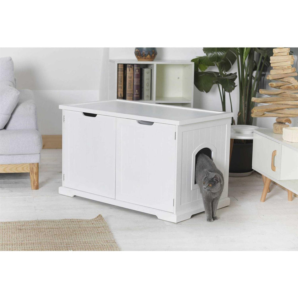 White Cat Washroom Bench U104660