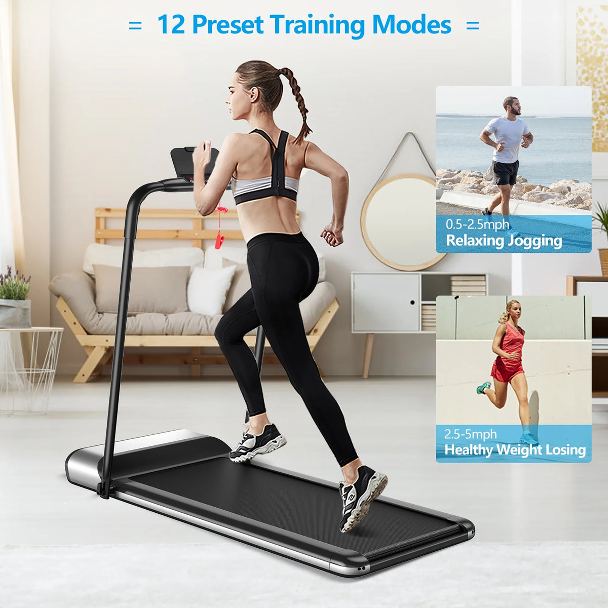 Ultra-Thin Folding Treadmill W3463