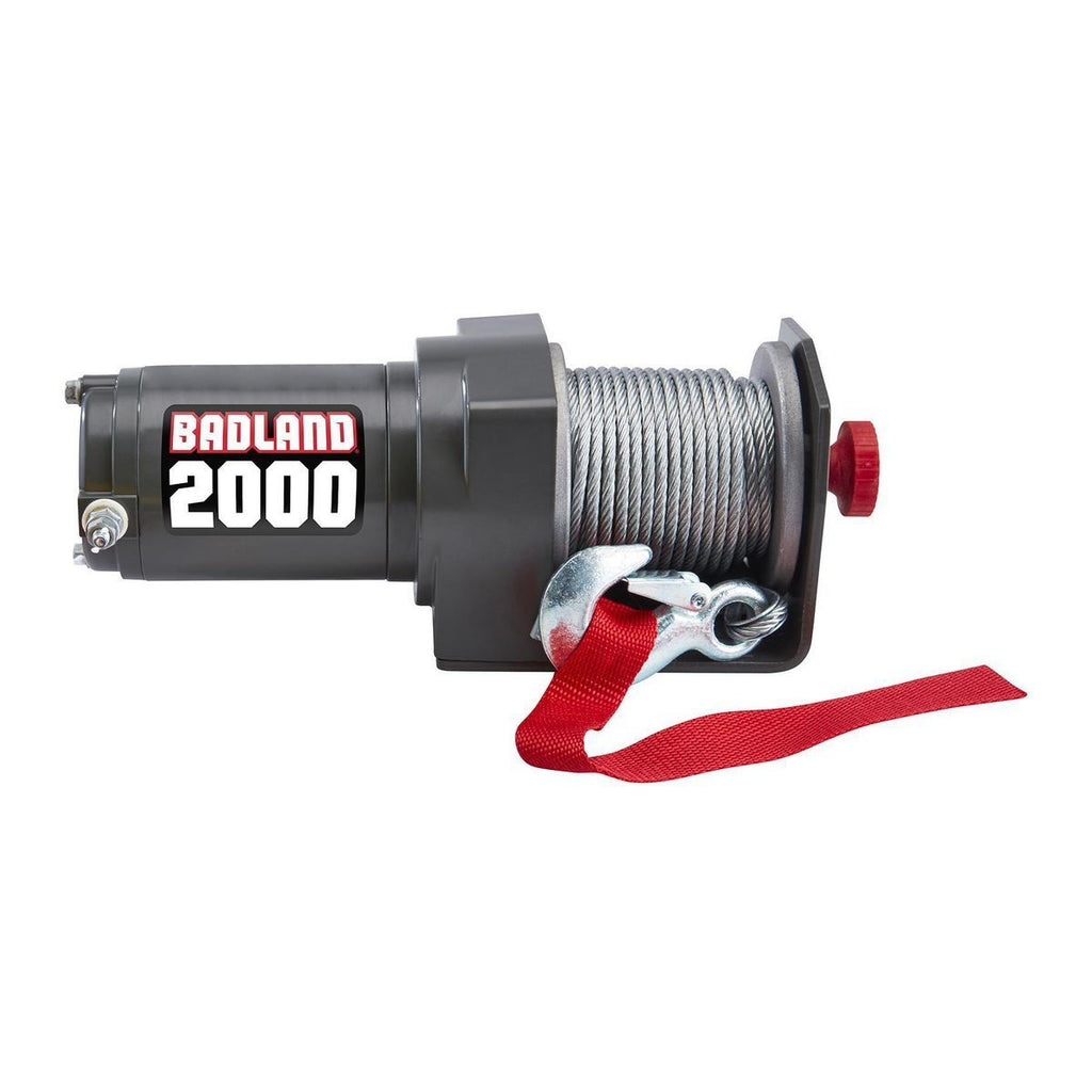 2000 lb Utility Trailer Winch with Steel Rope N371