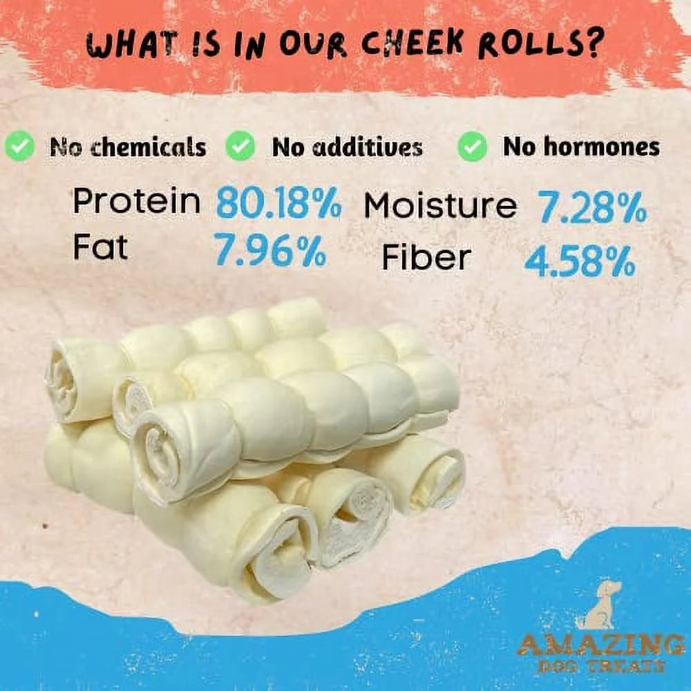 Beef Cheek Rolls Dog Chew J269683