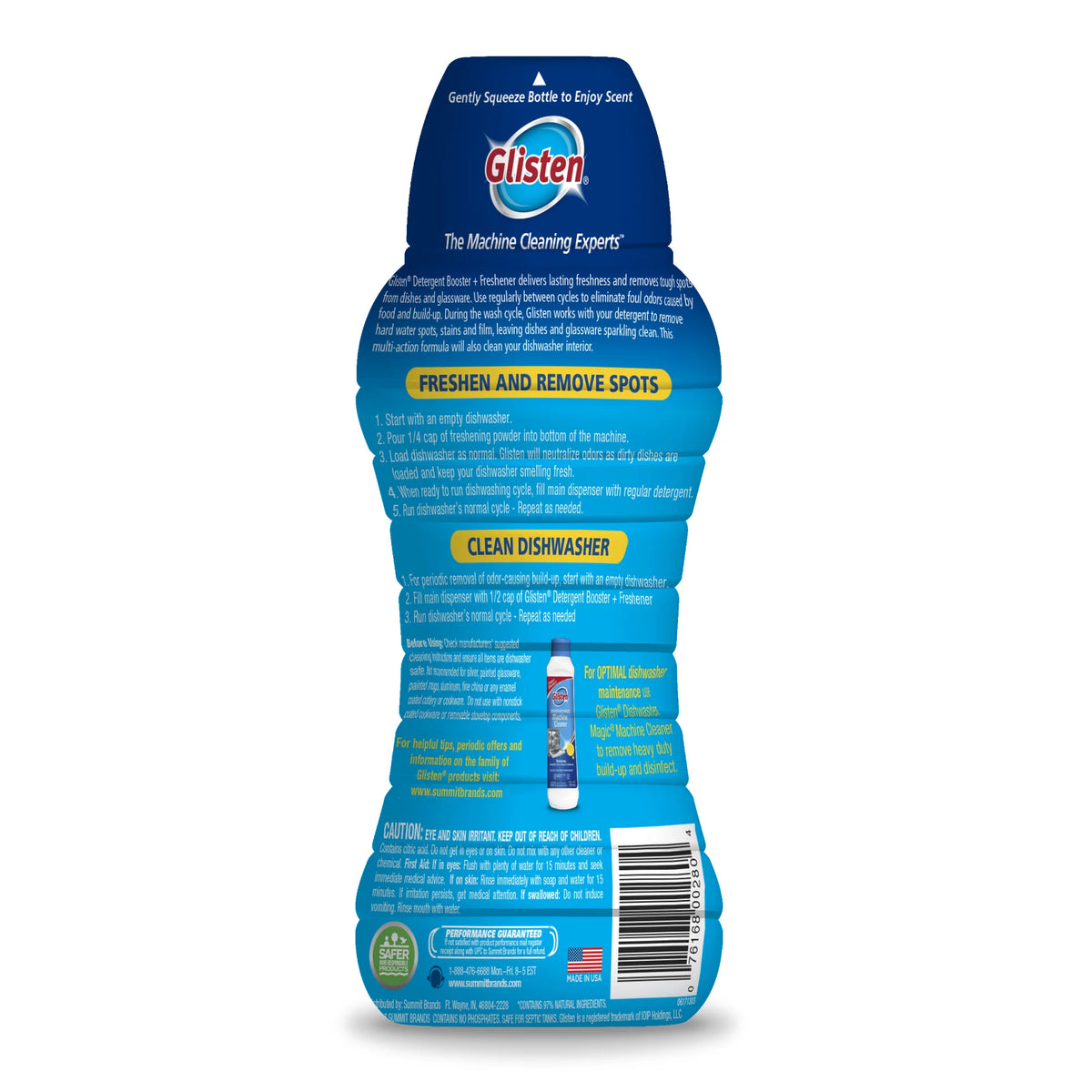 Dishwasher Detergent Booster and Garbage Disposal Freshener M58936