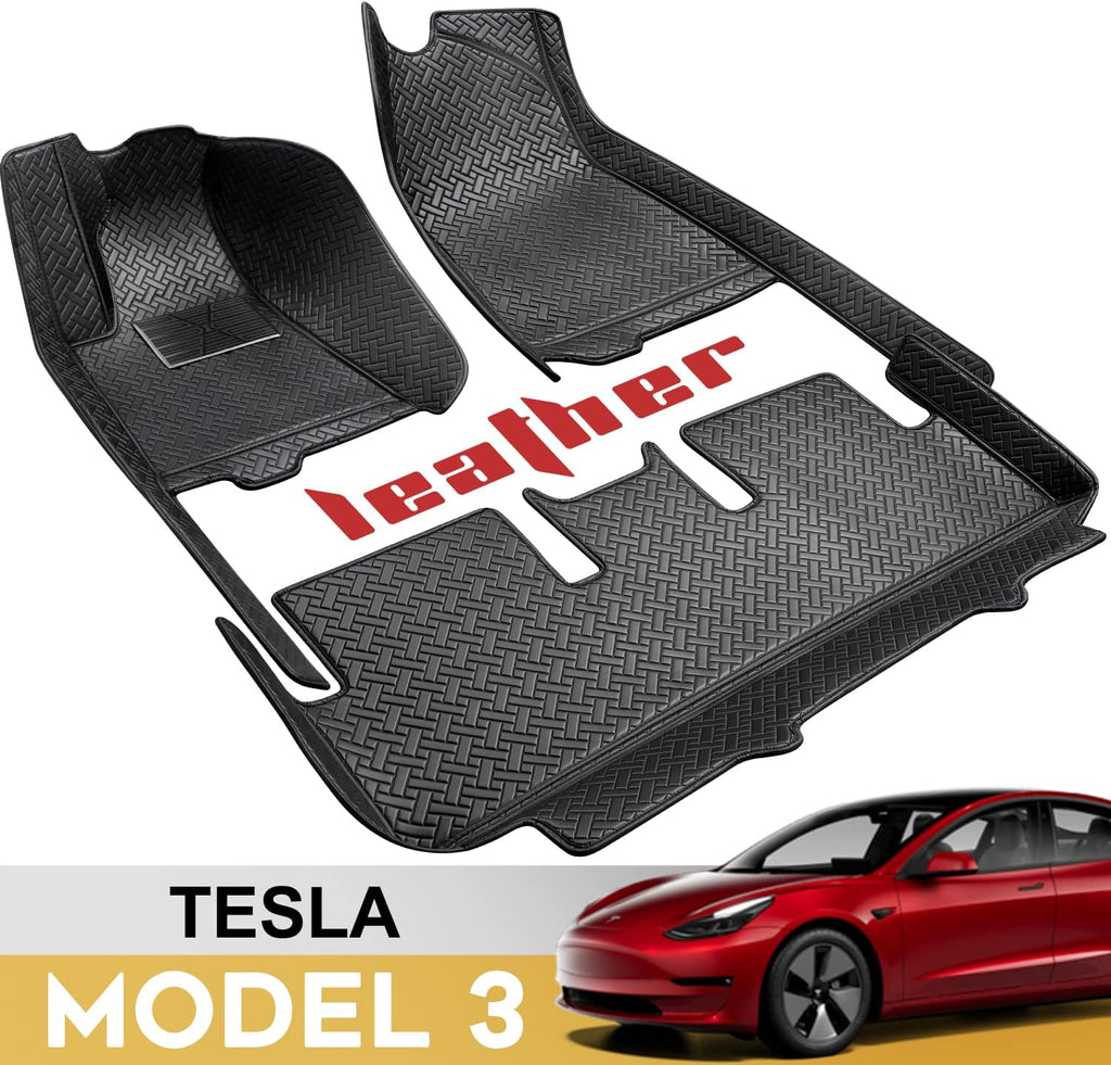 Black Waterproof Car Floor Mats for Tesla Model 3 X431871