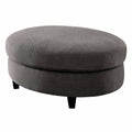 Contemporary Style Rounded Ottoman J755