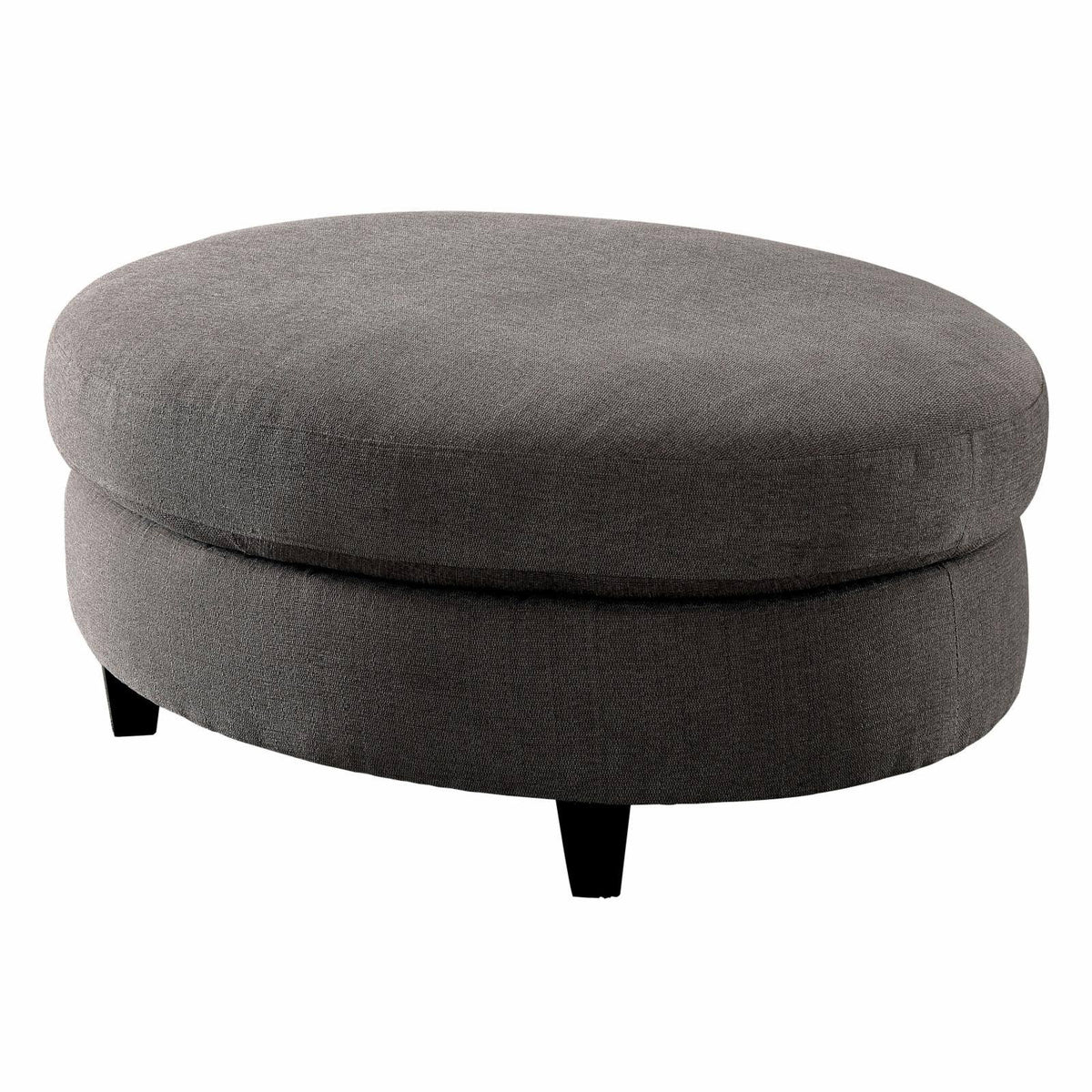 Contemporary Style Rounded Ottoman J755