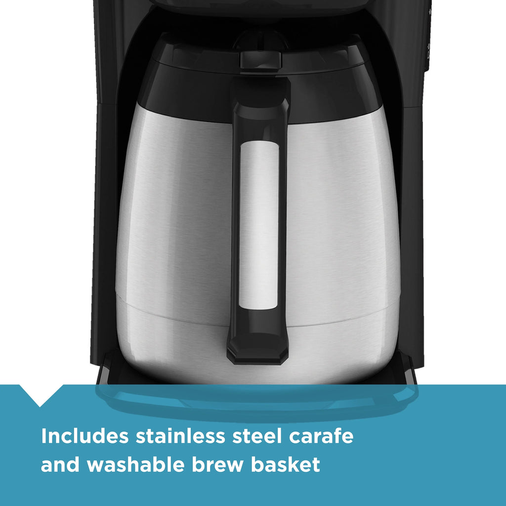 Black 12 Cup Drip Coffee Maker S290309