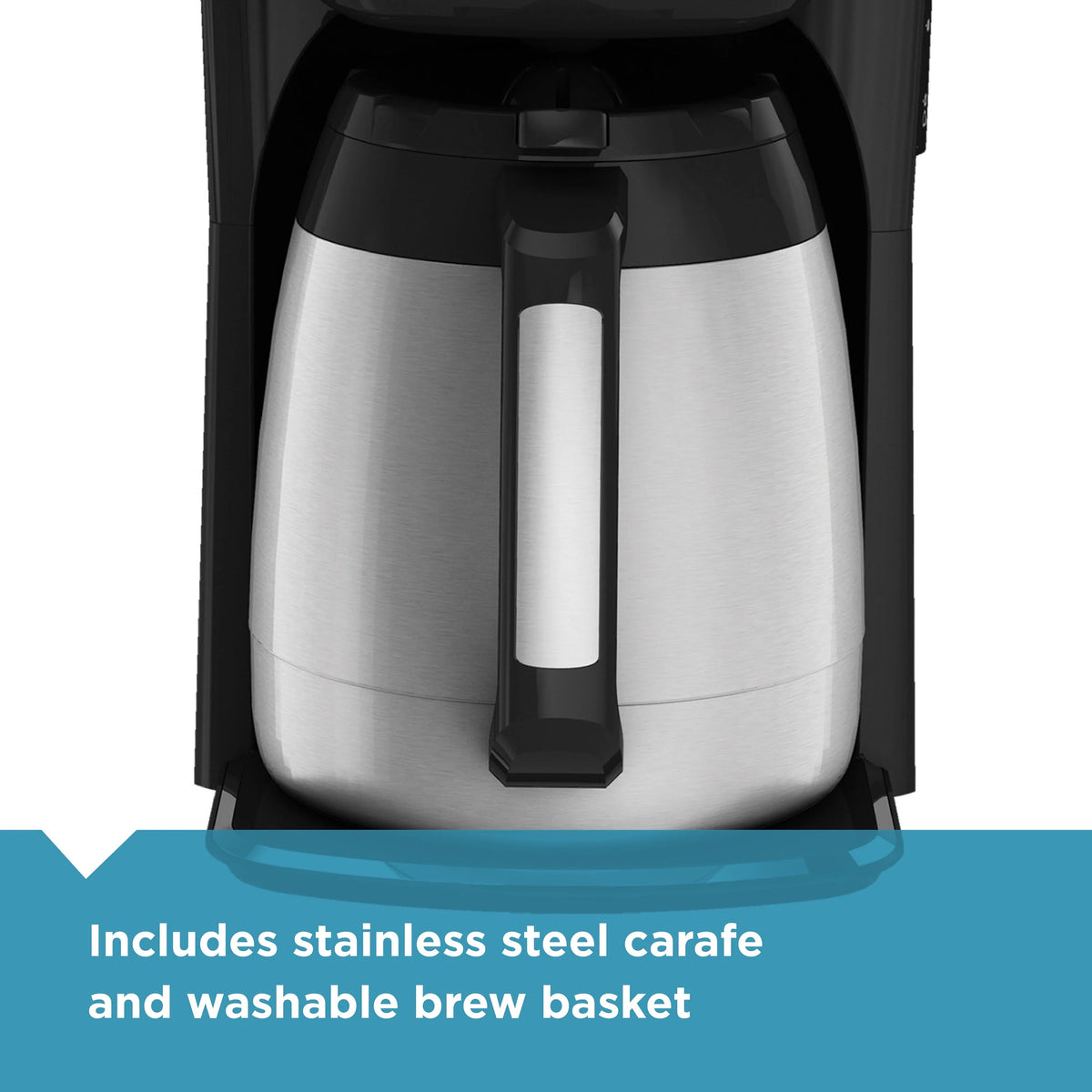 Black 12 Cup Drip Coffee Maker S290309