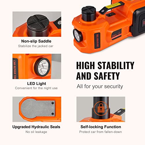 5 Ton Hydraulic Electric Car Jack with LED Light K237703