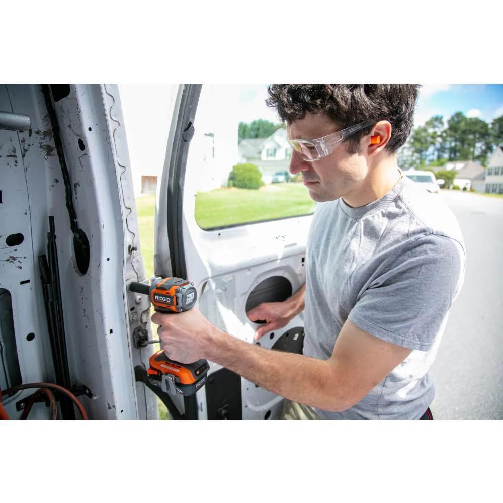 18V SubCompact Brushless Cordless 1/2 in. Impact Wrench Kit with 2.0 Ah Battery Y567493