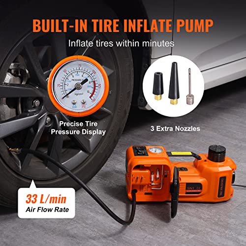 5 Ton Hydraulic Electric Car Jack with LED Light K237703