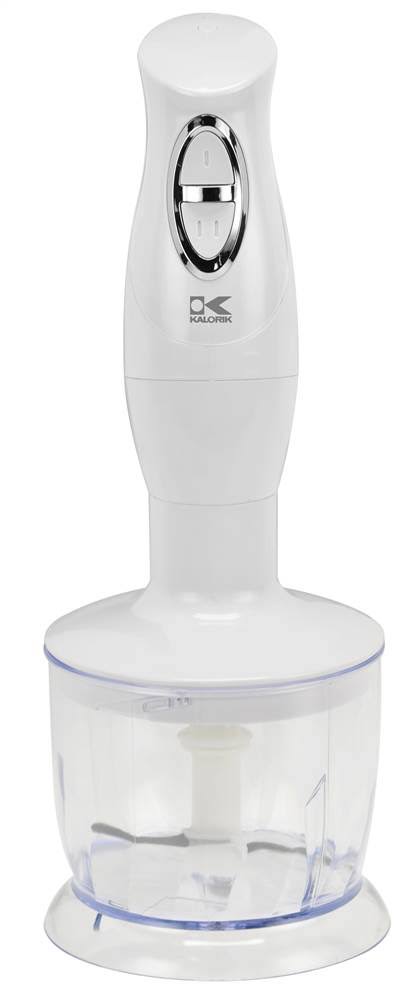 White Combi Mixer with Mixing Cup, Chopper & Whisk P34807