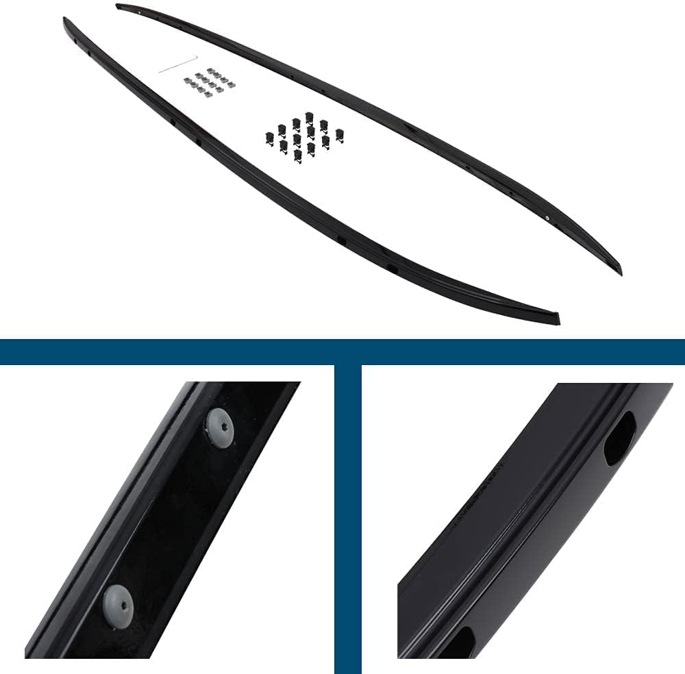 Roof Rail Rack & Cross Bar All Black H741