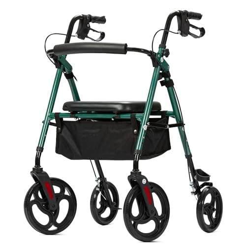 Green Rollator Walker with 10" Wheels L280216