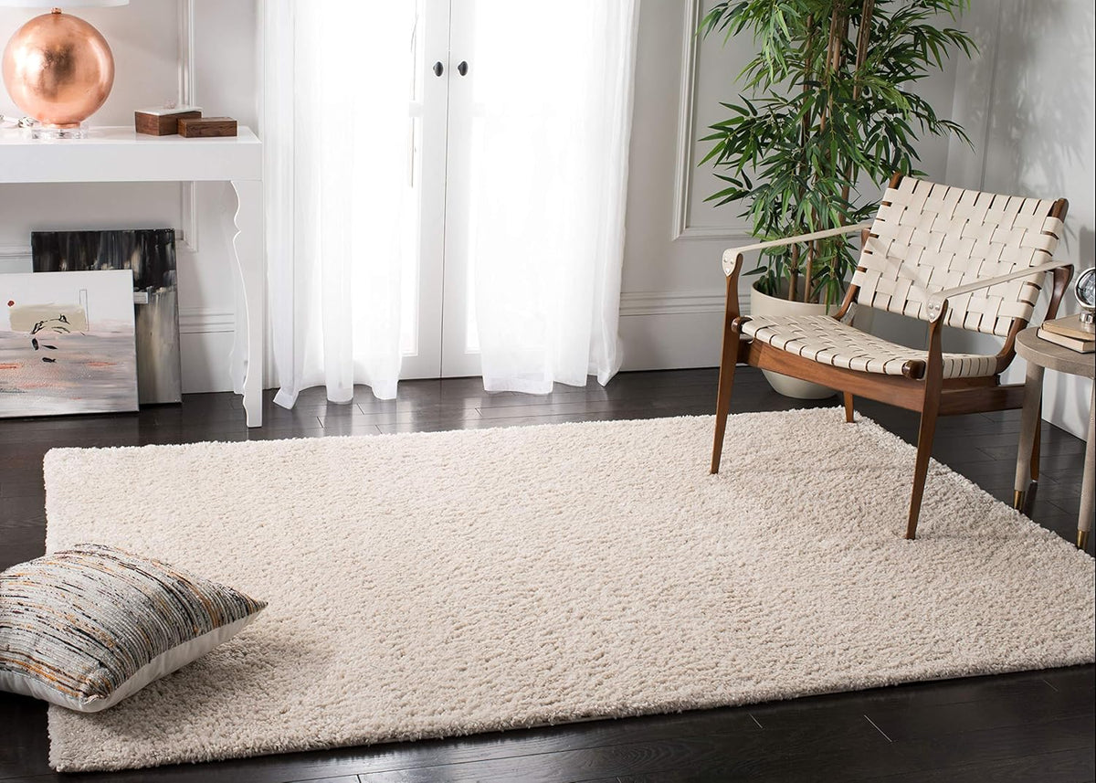 Beige 12' x 15' Shag Area Rug X622