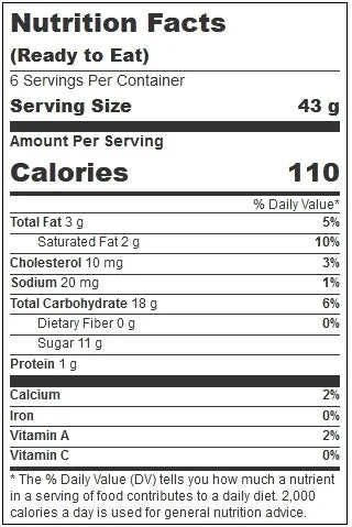 12 per case Coconut Ice Cream B296