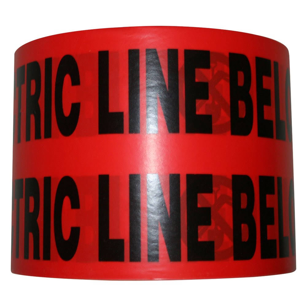 6in x 1000ft 4mil Non Detectable Tape Q91591