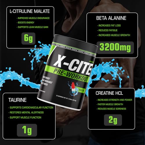 Pre-Workout with Beta-Alanine, Creatine & Caffeine, 22 Servings T9427