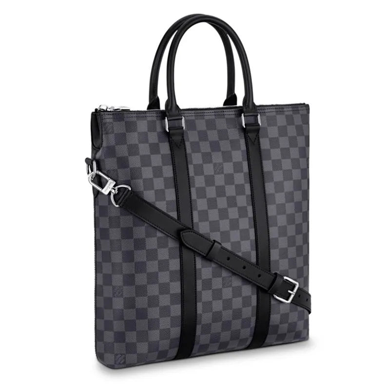 Striped Large Capacity Tote Bag W5619
