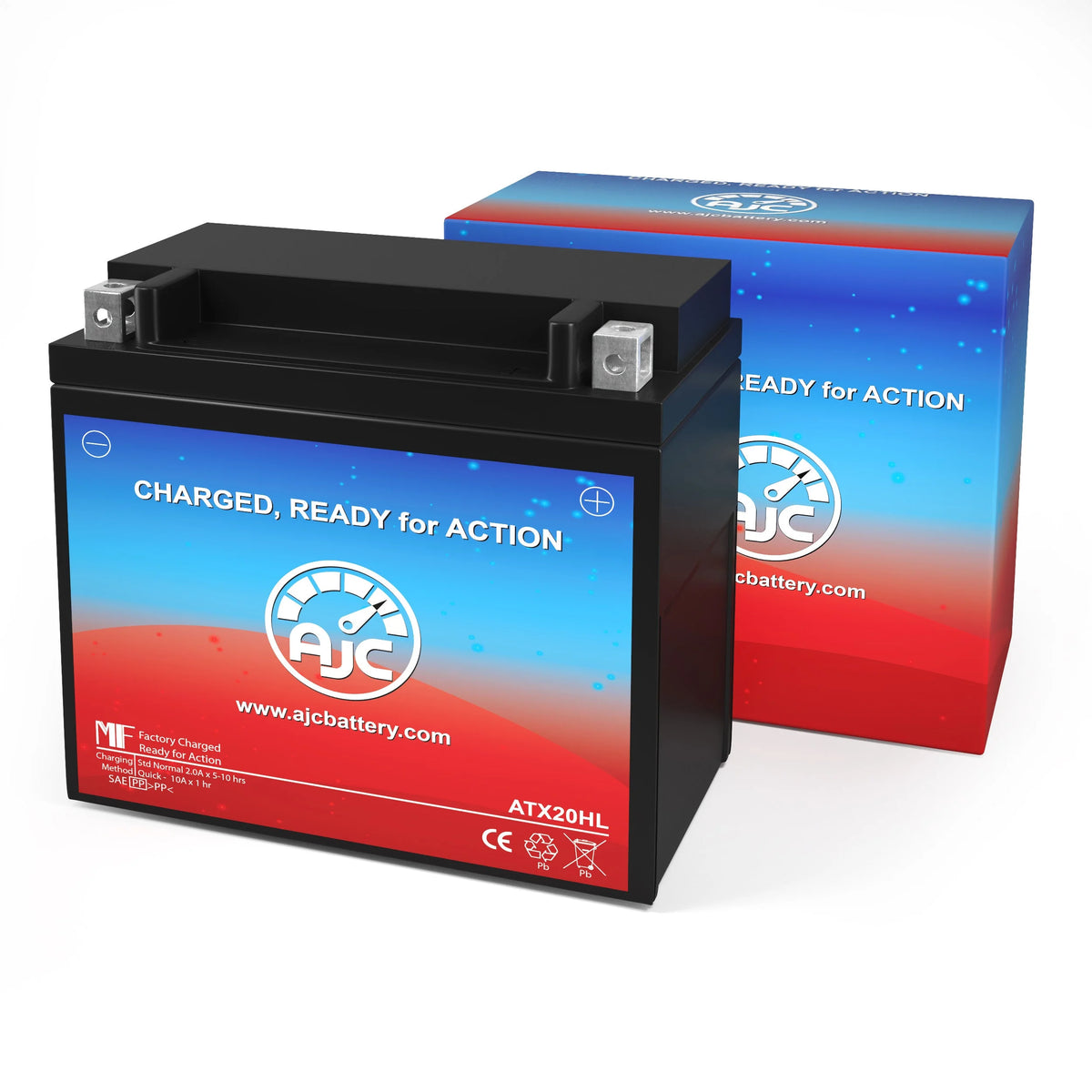 12V Motorcycle Replacement Battery A98547