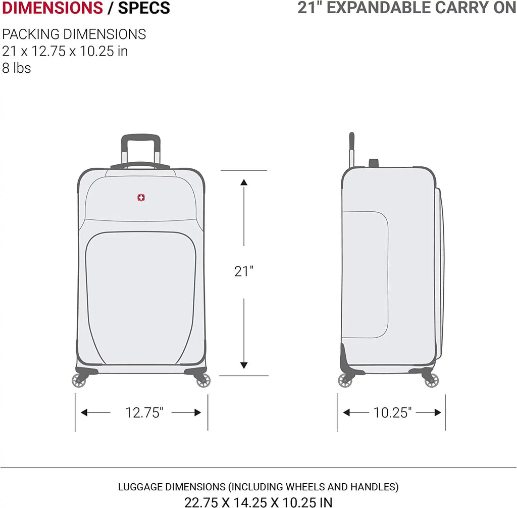 3 PC Spinner Suitcase Set Dark Grey A49650