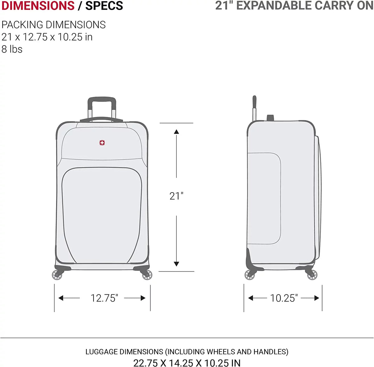 3 PC Spinner Suitcase Set Dark Grey A49650