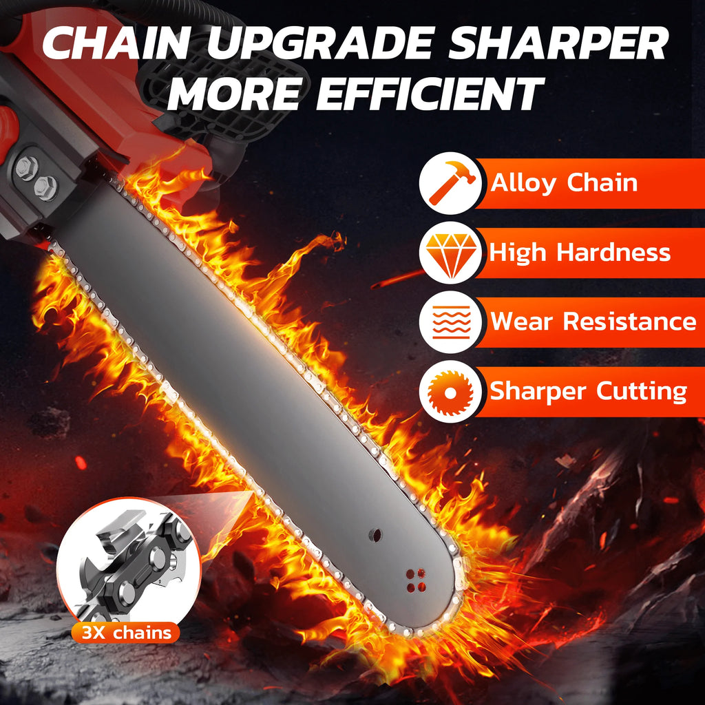 42V Cordless Brushless Chainsaw Kit with 2 Batteries A124853