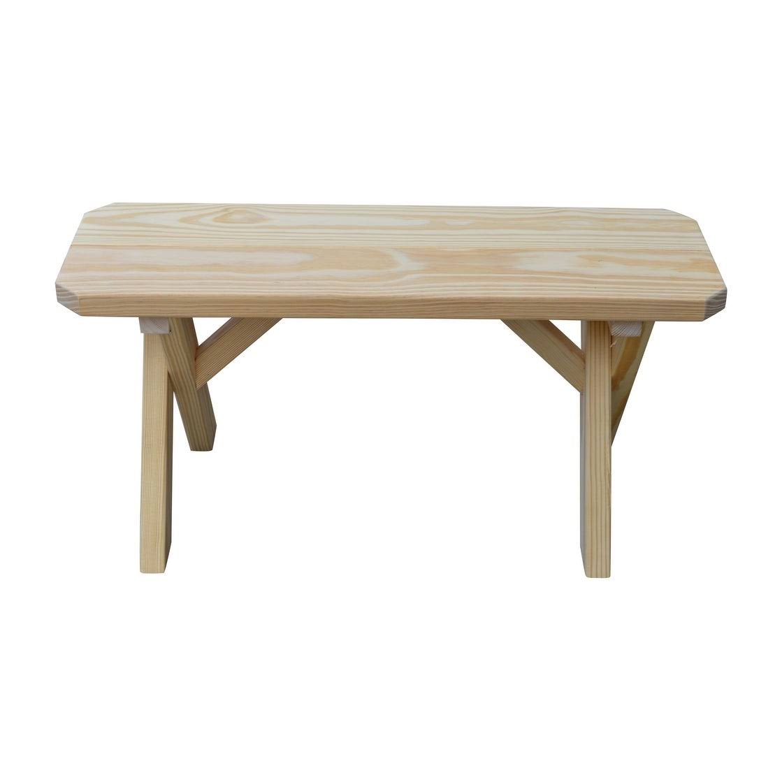 Caribbean Blue Crossleg Bench H445706