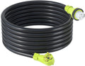 50 Amp Generator Extension Cord, NEMA 14-50P to SS2-50R, STW 6/3 + 8/1, Twist Lock Plug, 25FT G2593