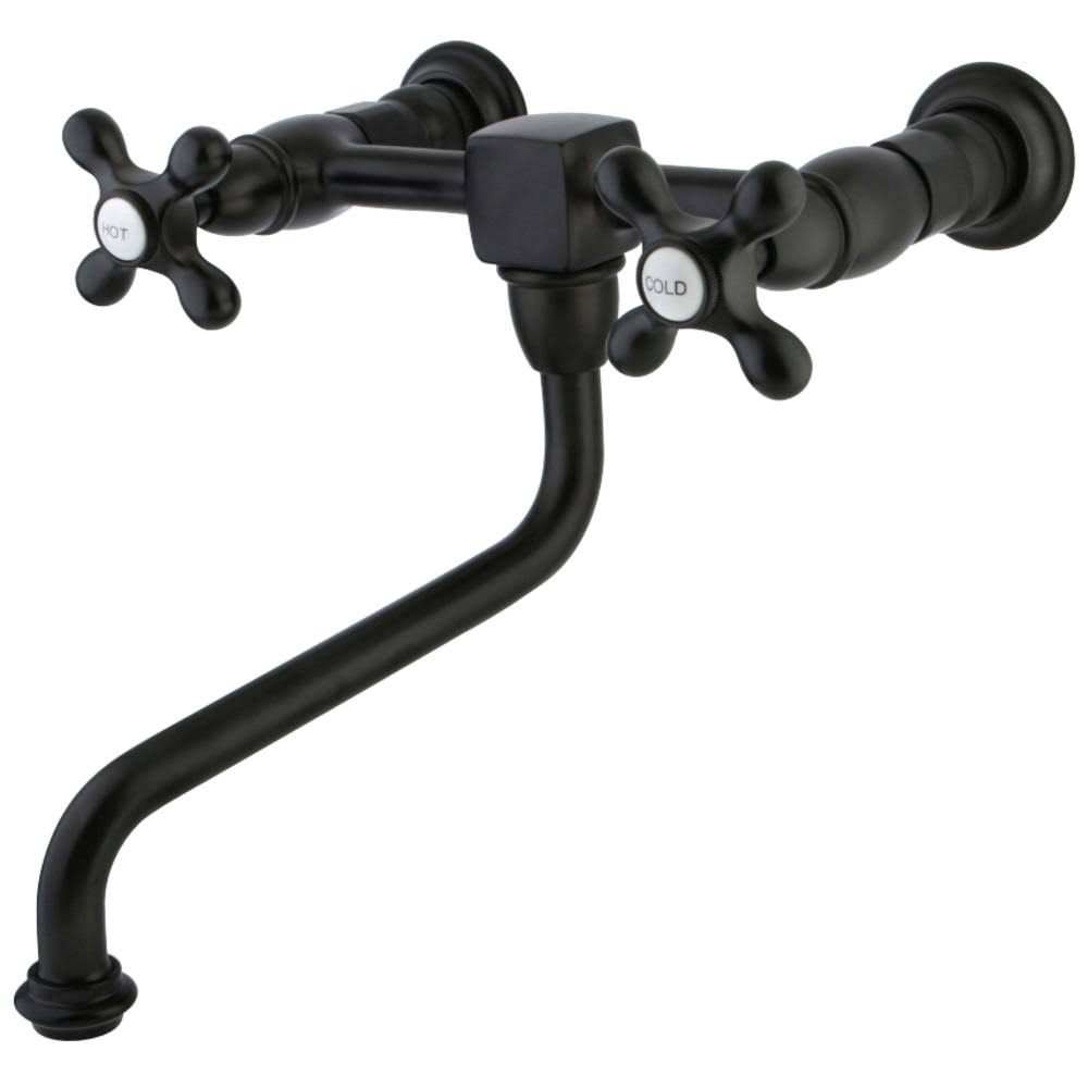 Polished Chrome Wall Mount Bathroom Faucet F8045