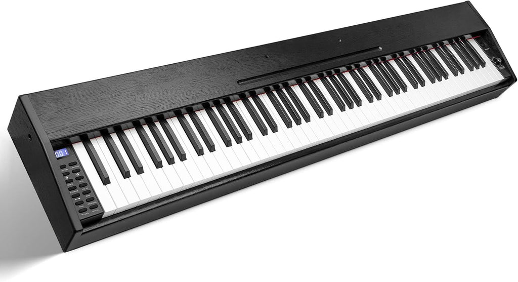 88-Key Semi-Weighted Digital Piano Keyboard with Sustain Pedal S213614
