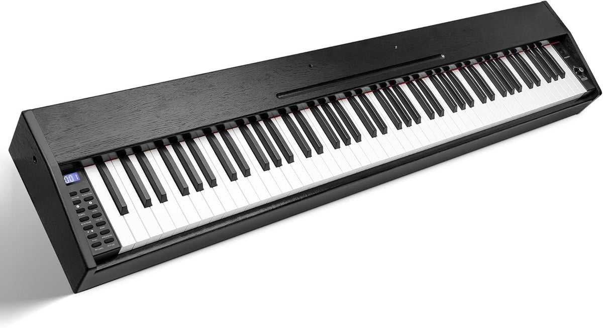 88-Key Semi-Weighted Digital Piano Keyboard with Sustain Pedal S213614