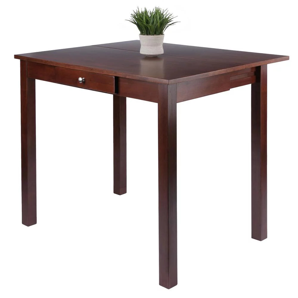 Walnut Drop Leaf High Table Q945