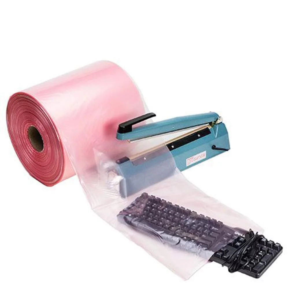 Pink Anti-Static Poly Tubing 24 X 1075 4 mil B52759