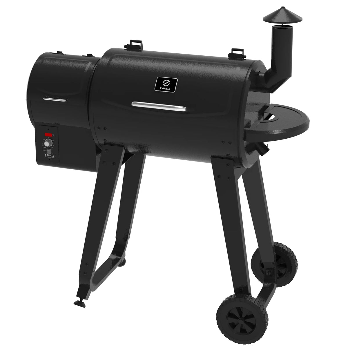 Wood Pellet Grill & Smoker 8-in-1 Black I892816